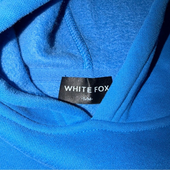 White Fox Blue Hoodie - Picture 5 of 5